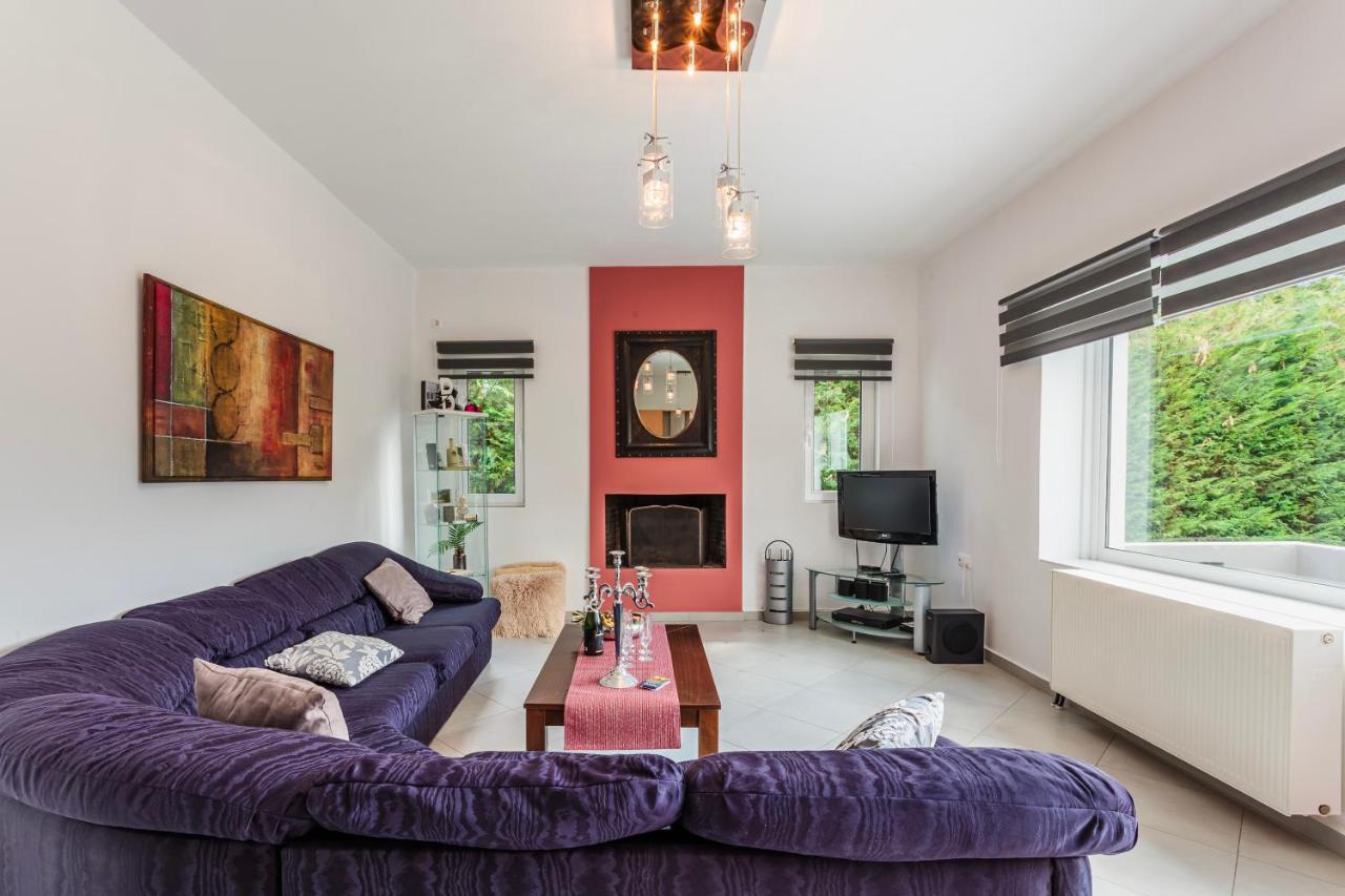 Villa Stymfalia - Luxury Mansion With Private Pool Karteri  Екстер'єр фото