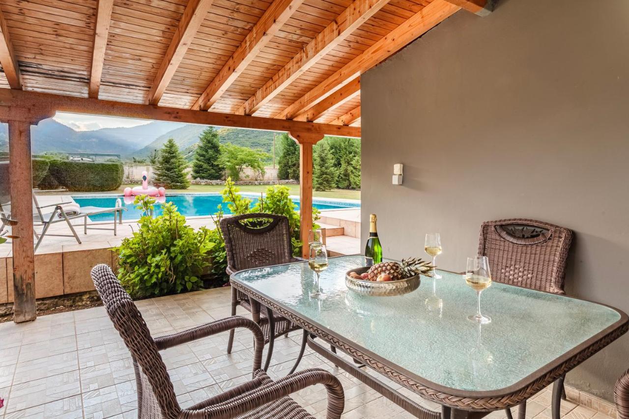 Villa Stymfalia - Luxury Mansion With Private Pool Karteri  Екстер'єр фото