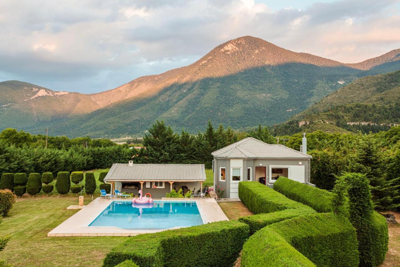 Villa Stymfalia - Luxury Mansion With Private Pool Karteri  Екстер'єр фото