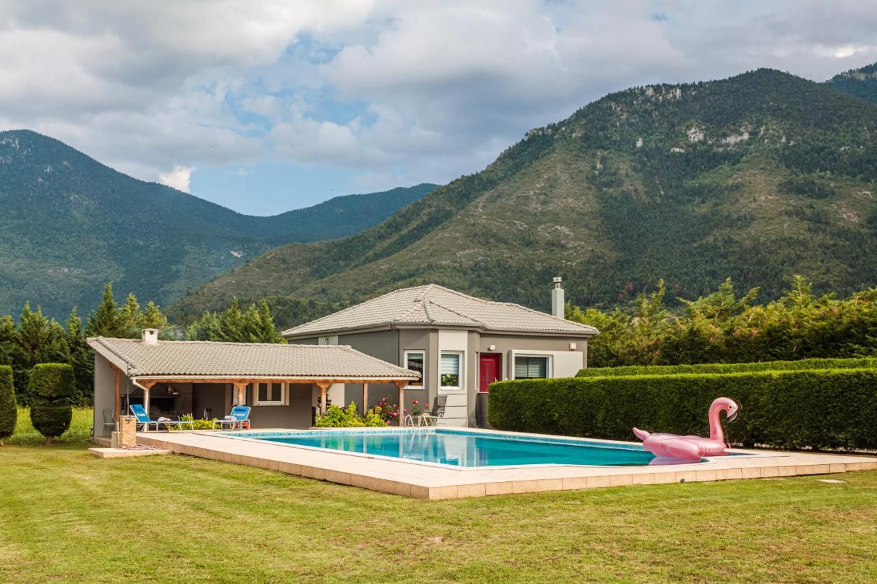 Villa Stymfalia - Luxury Mansion With Private Pool Karteri  Екстер'єр фото