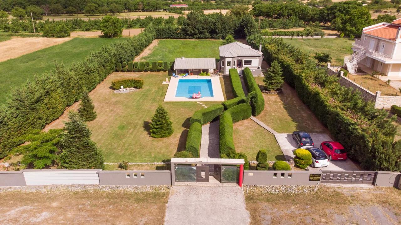 Villa Stymfalia - Luxury Mansion With Private Pool Karteri  Екстер'єр фото